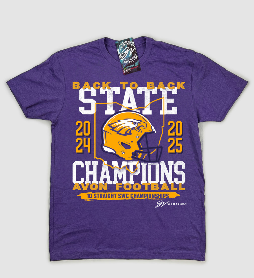 AvonBackToBackStateChampsShirt