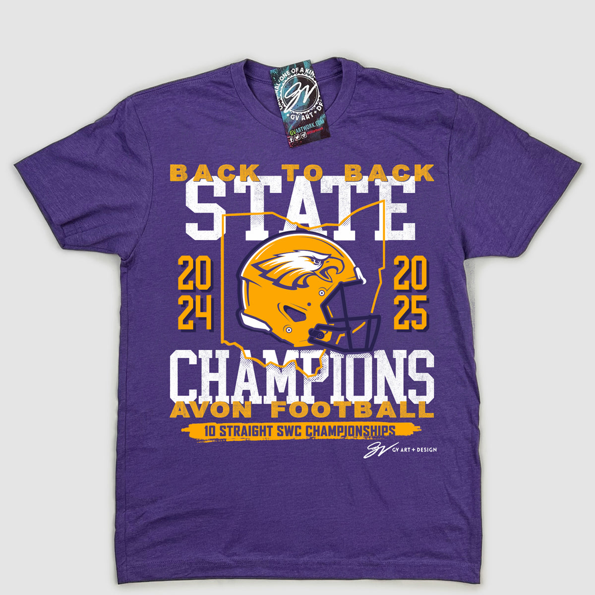 AvonBackToBackStateChampsShirt