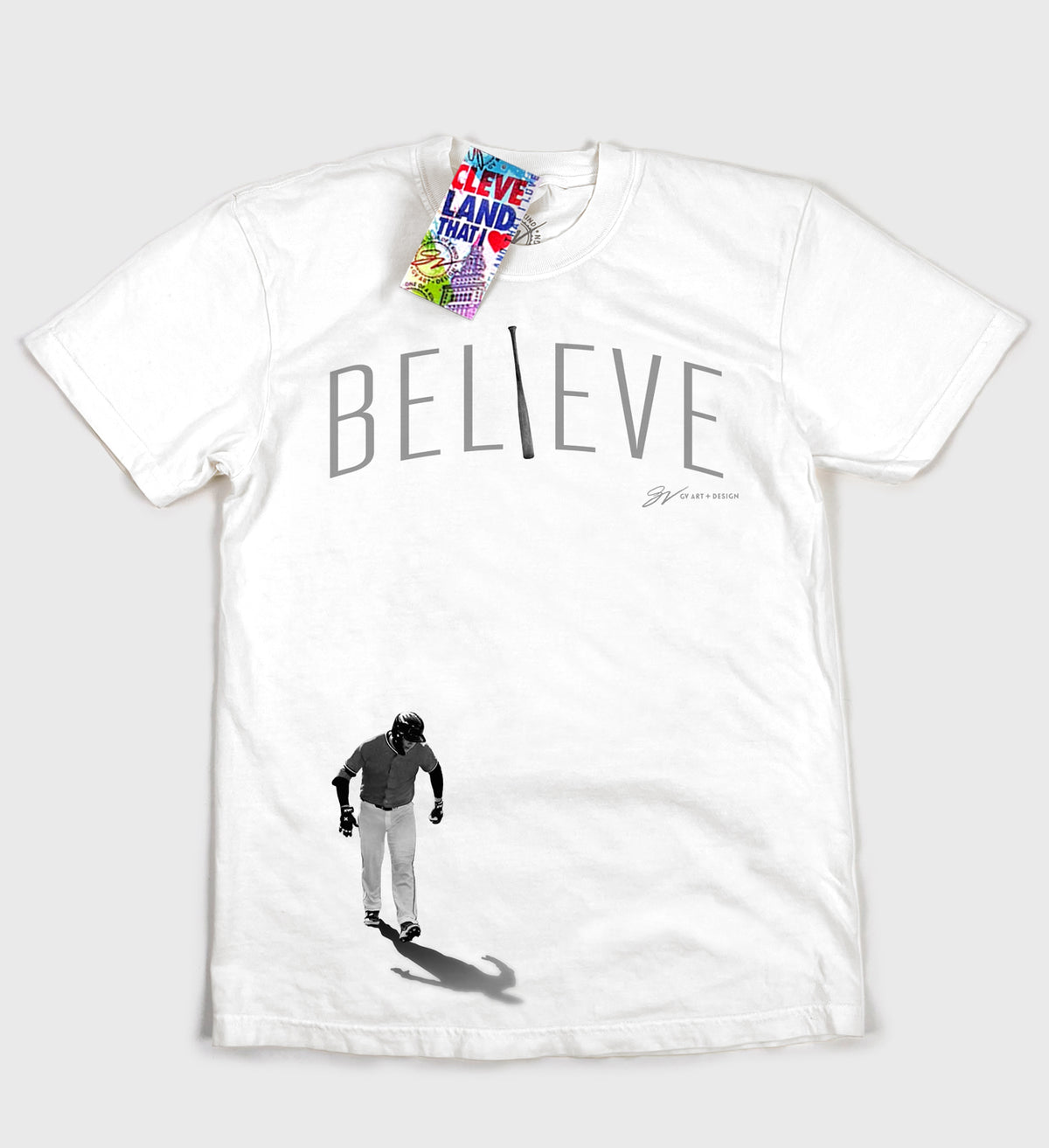 Cleveland BELIEVE Bat Flip Tee