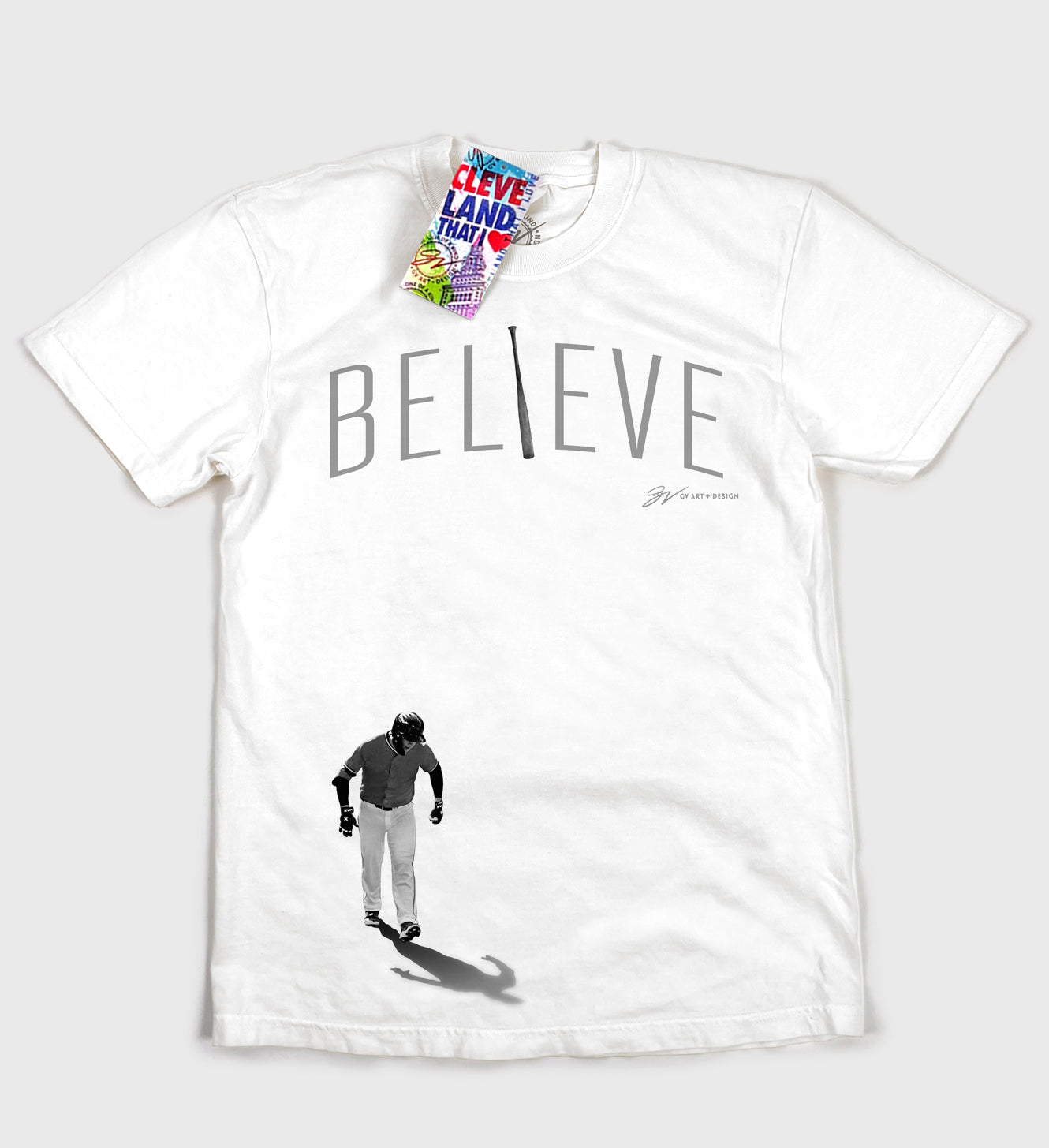 Cleveland BELIEVE Bat Flip Tee