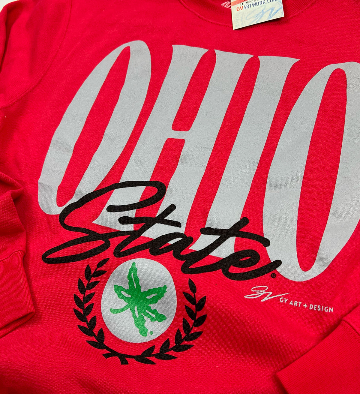 Ohio State Ivy Red Crew Neck