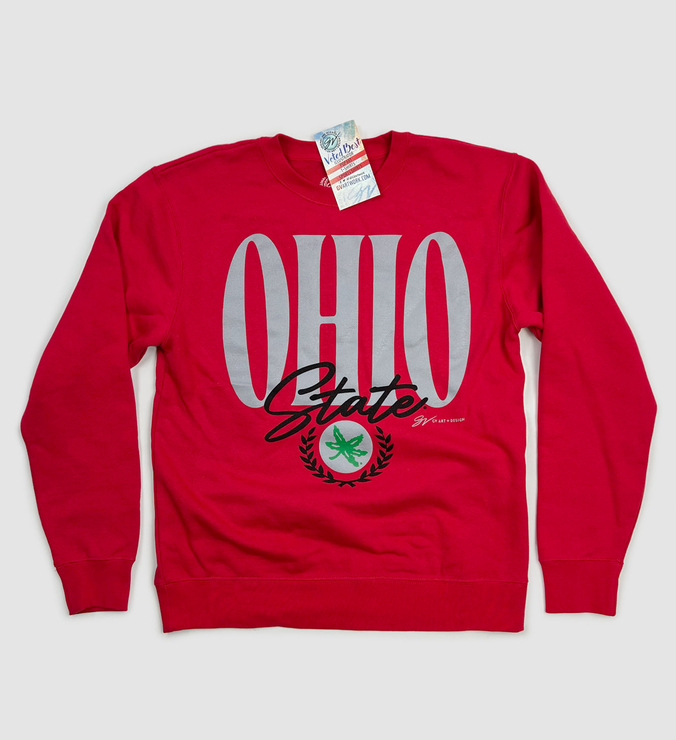 Ohio State Ivy Red Crew Neck