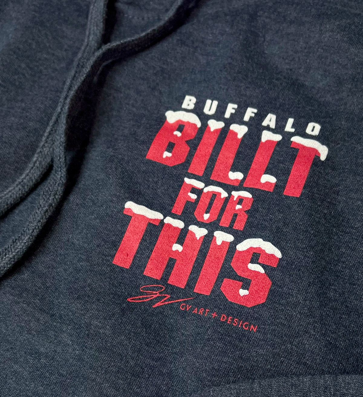 Buffalo “Billt For This” Navy Hooded Sweatshirt