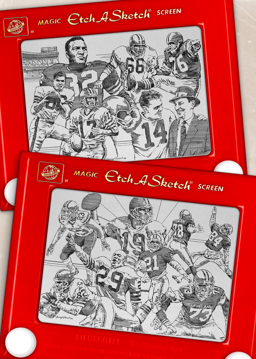 Vintage Etch-A-Sketch and other old-school toys from Ohio Arts - Click  Americana
