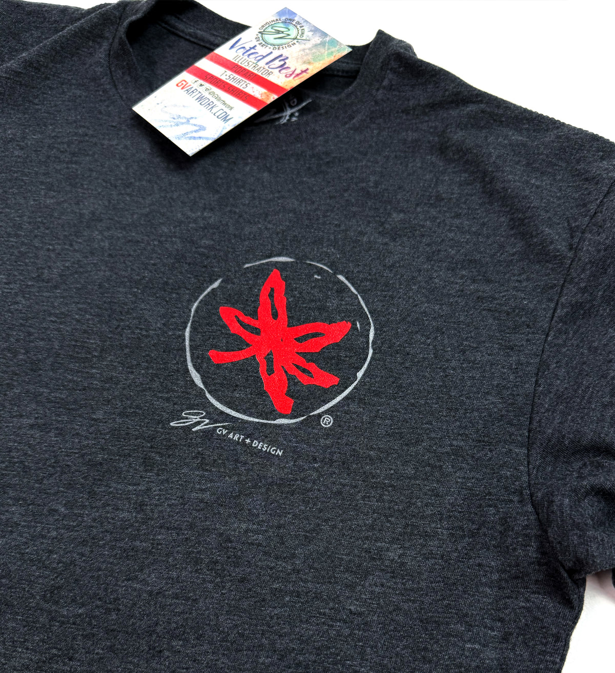 Charcoal Buckeye Nation T Shirt