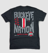Charcoal Buckeye Nation T Shirt