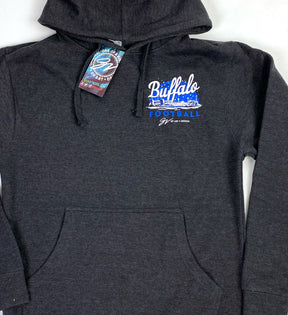 Buffalo Football Night Scene Hooded Sweatshirt