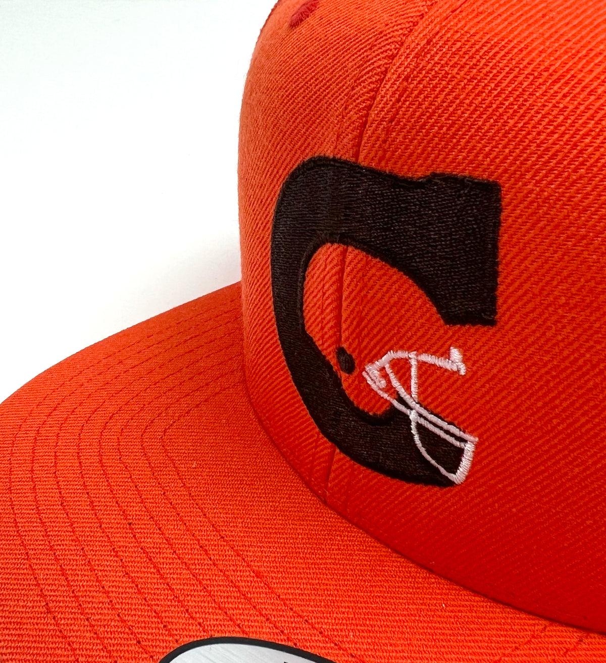 Orange C Helmet Snap Back