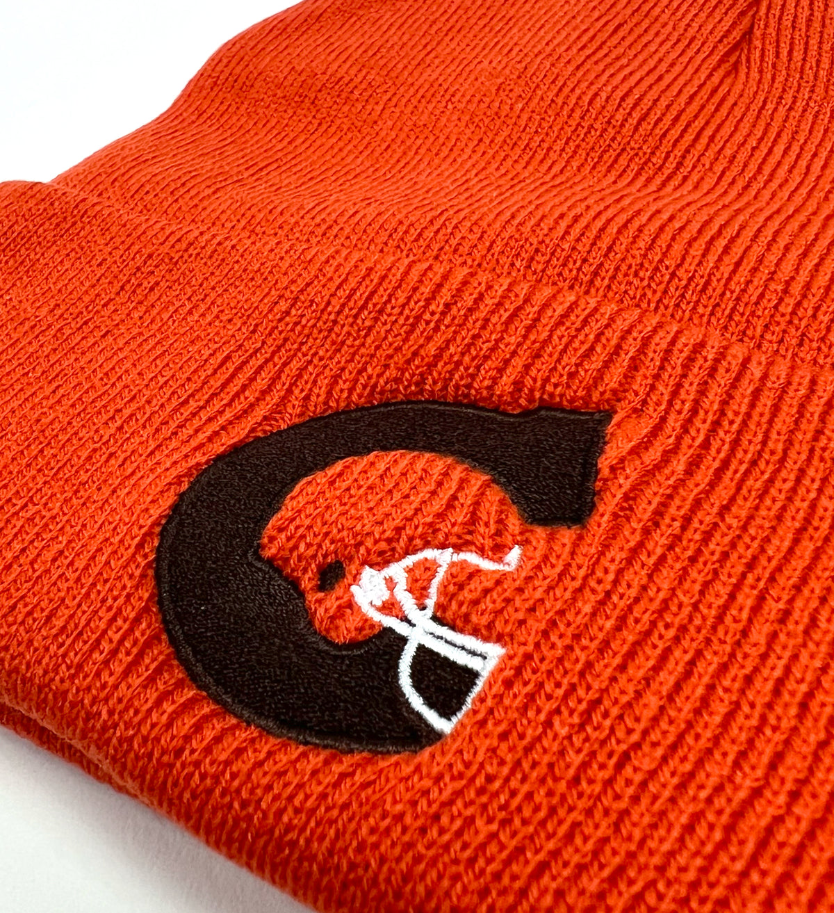 Orange C Helmet Winter Hat