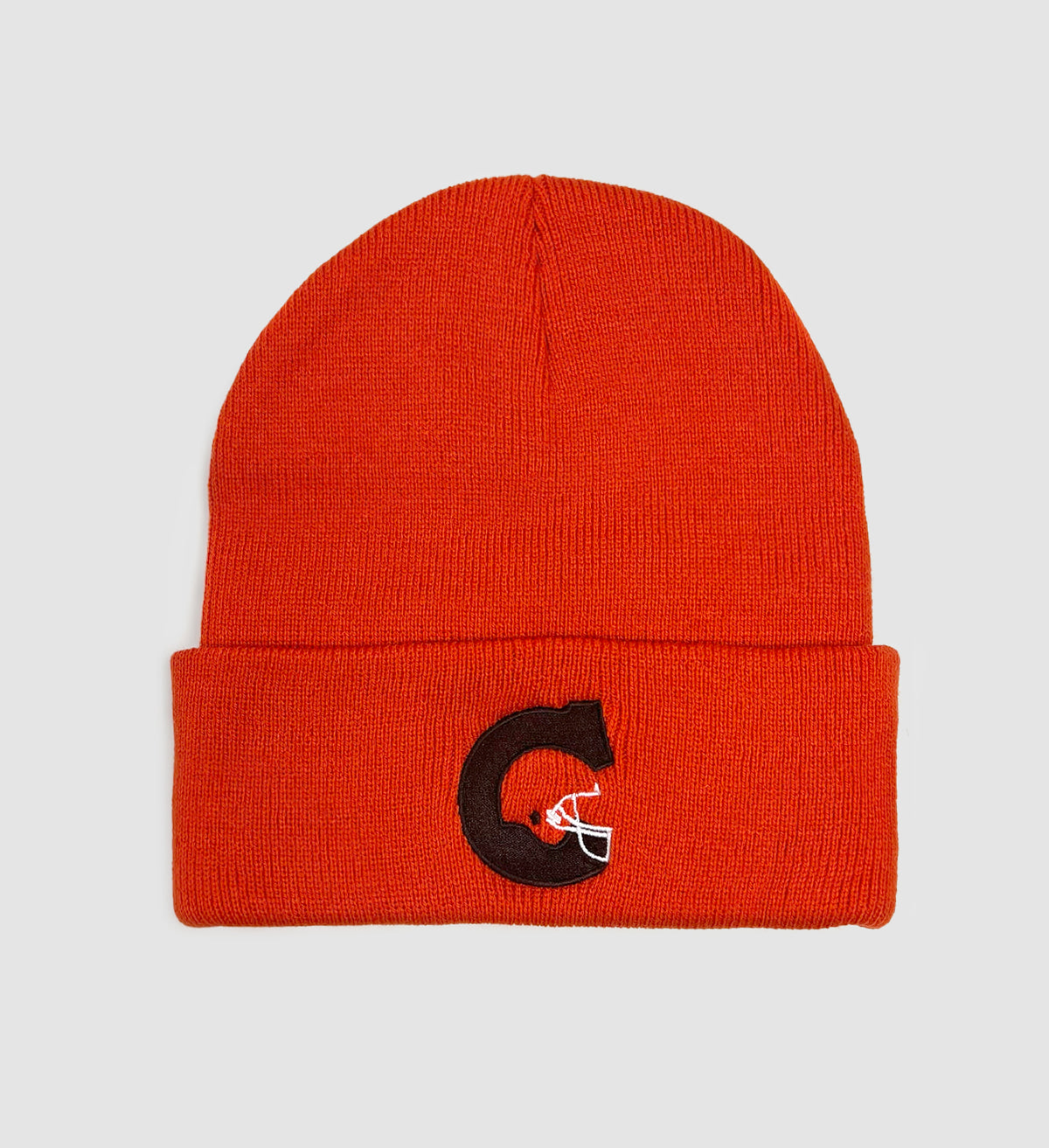 Orange C Helmet Winter Hat