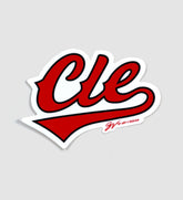 CLE Baseball Sticker