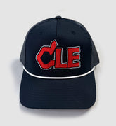 CLE Baseball Feather Rope Mesh Hat