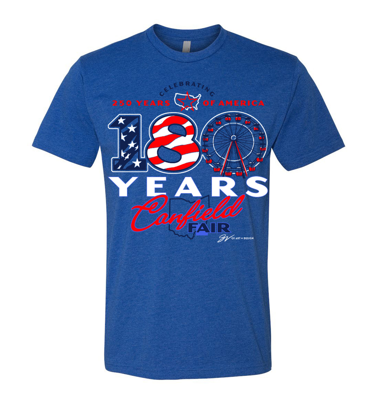 Canfield Fair 180 Years T Shirt