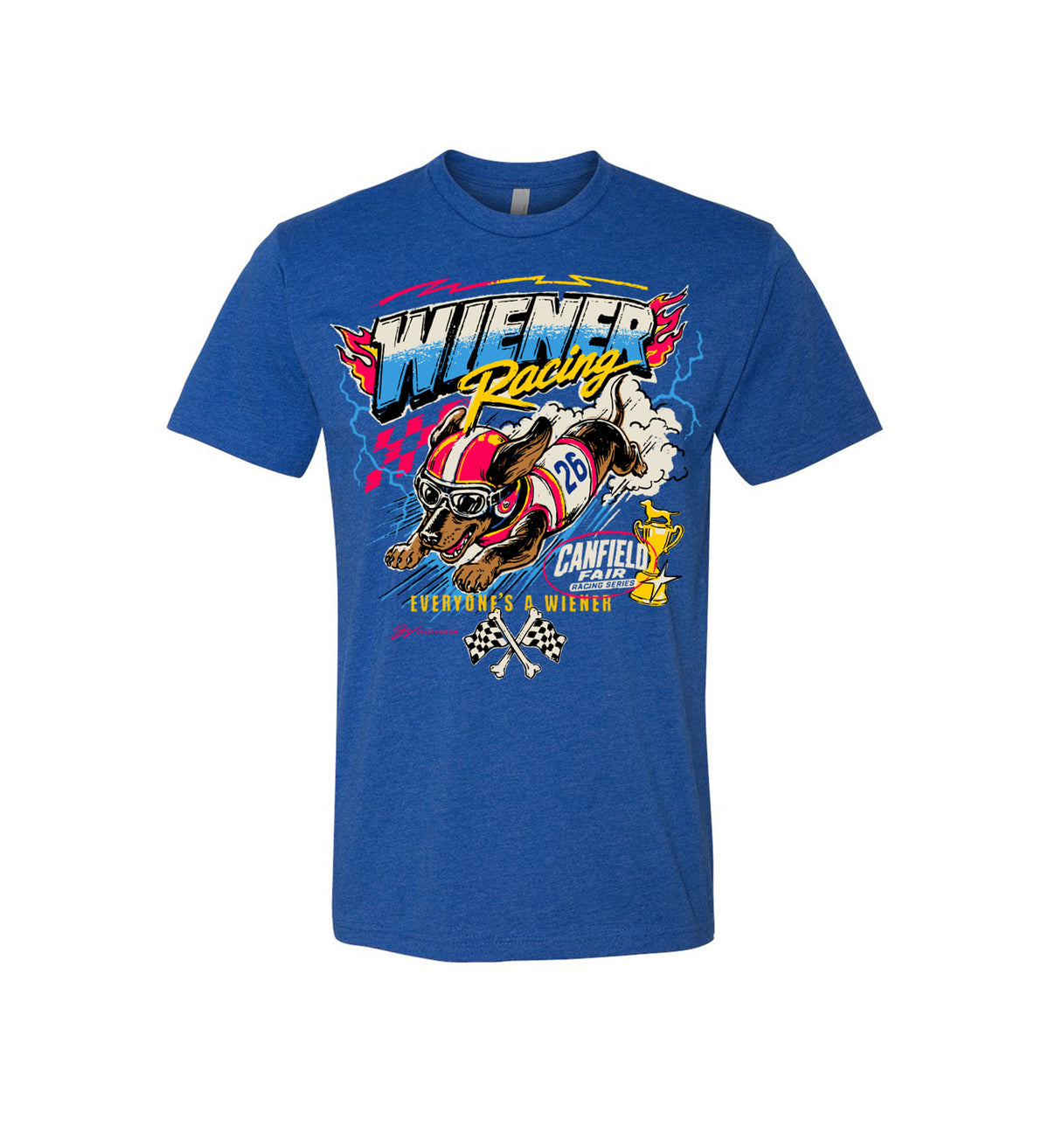 Kids Canfield Fair Wiener Dog Race T Shirt