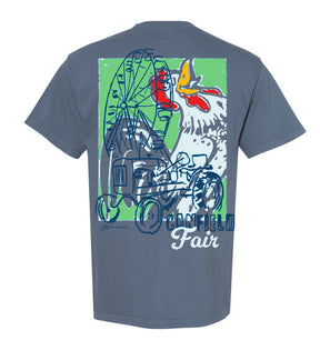 Canfield Fair Rooster Ferris Wheel T Shirt