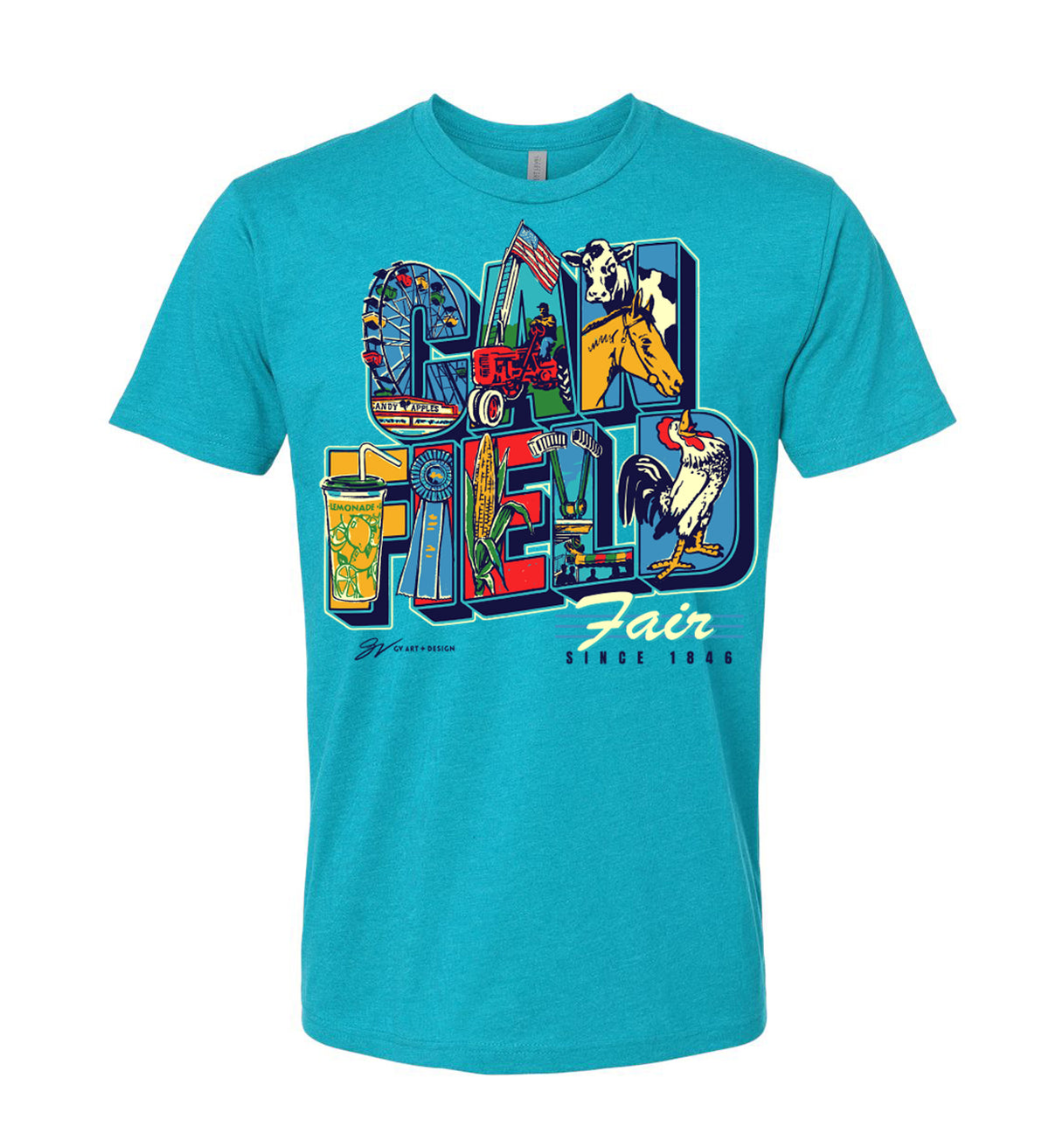 Canfield Fair Wordscape T Shirt