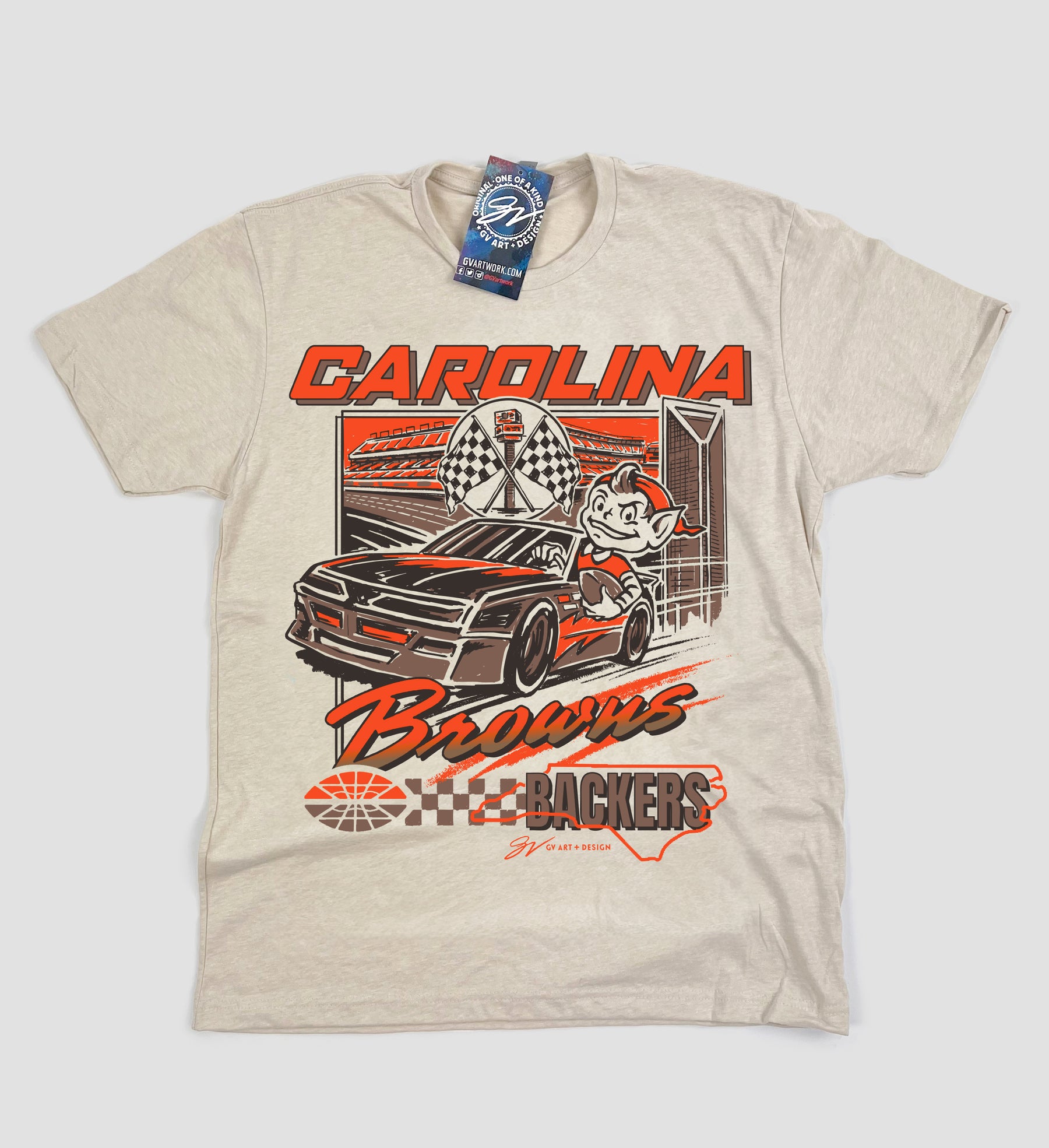 Carolina Browns Backers Racing T shirt
