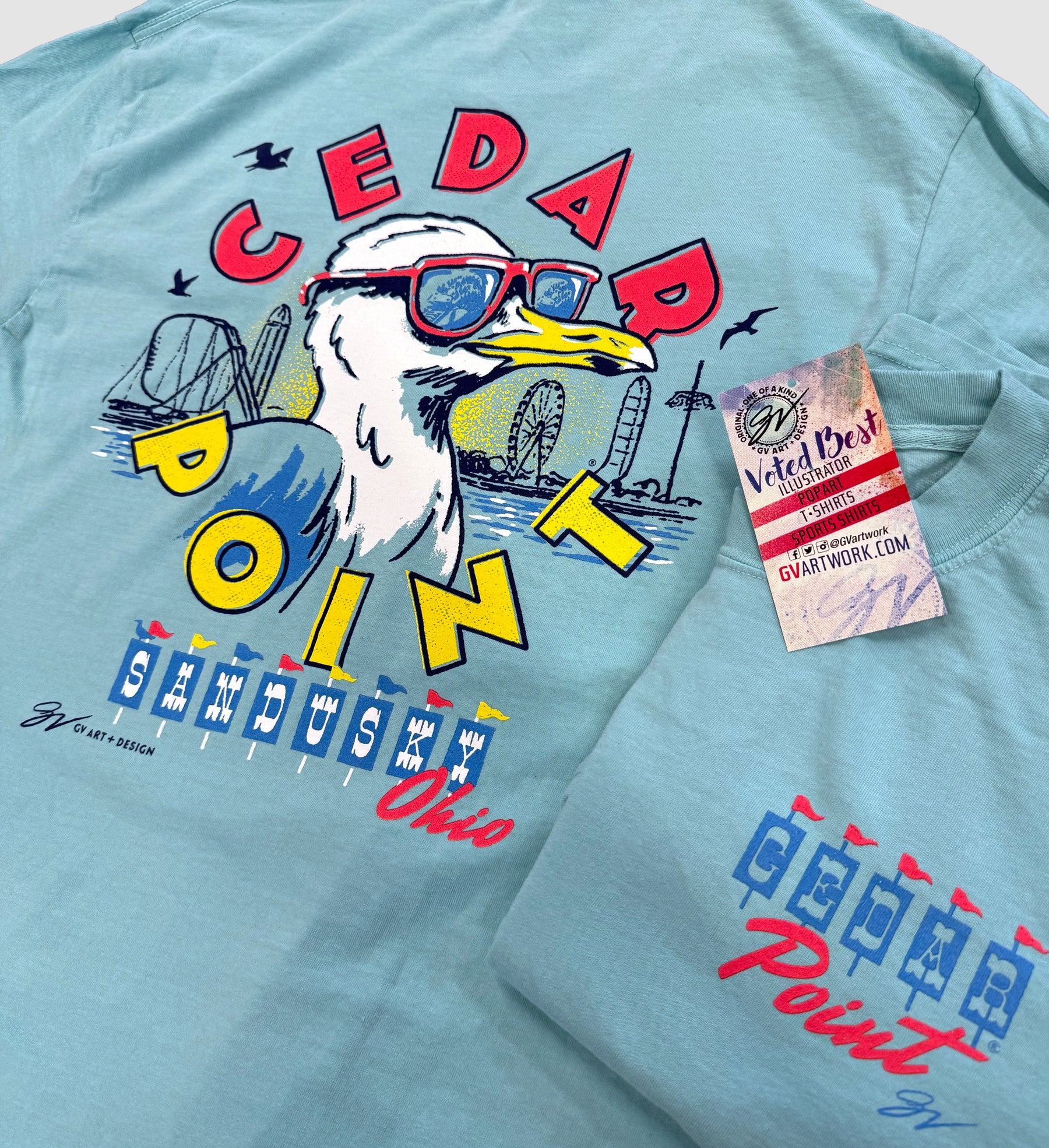 Cedar Point Seagull T Shirt
