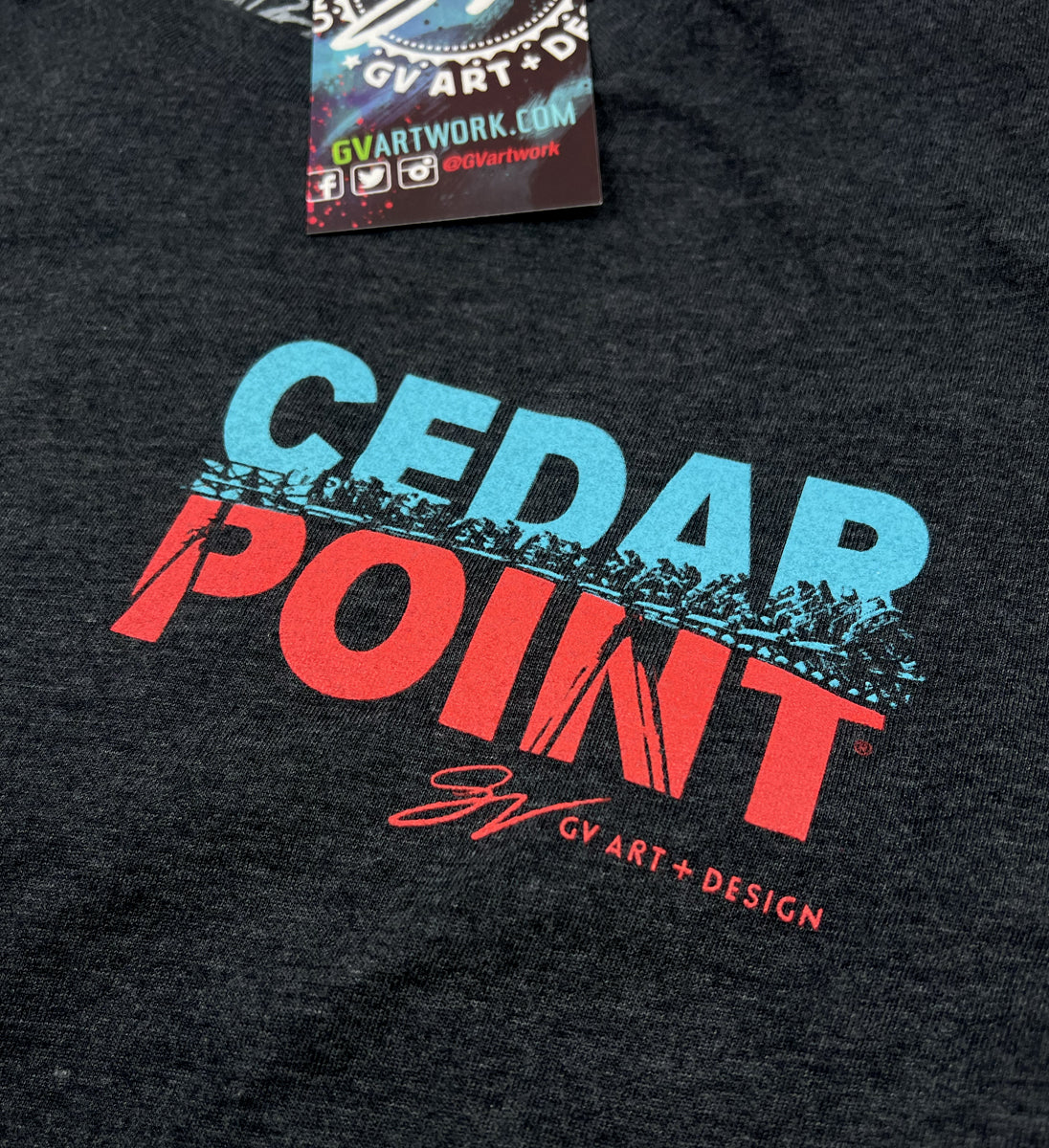 Cedar Point Tall Back Coaster T shirt