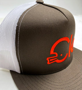 CLE Type Brown Mesh Snap Back