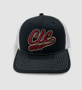 CLE Basketball Black Mesh Snap Back