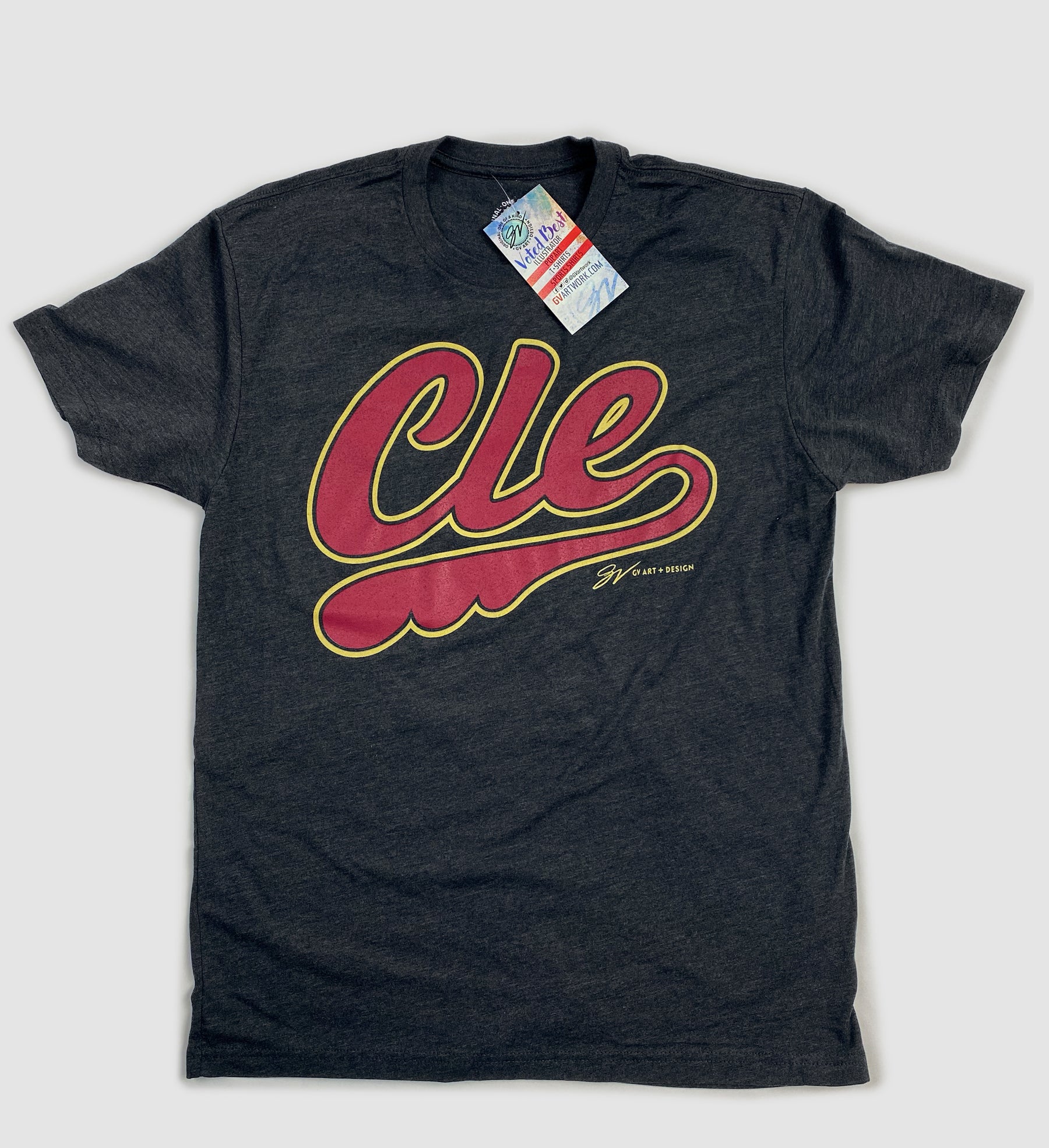 CLE Basketball Script T Shirt