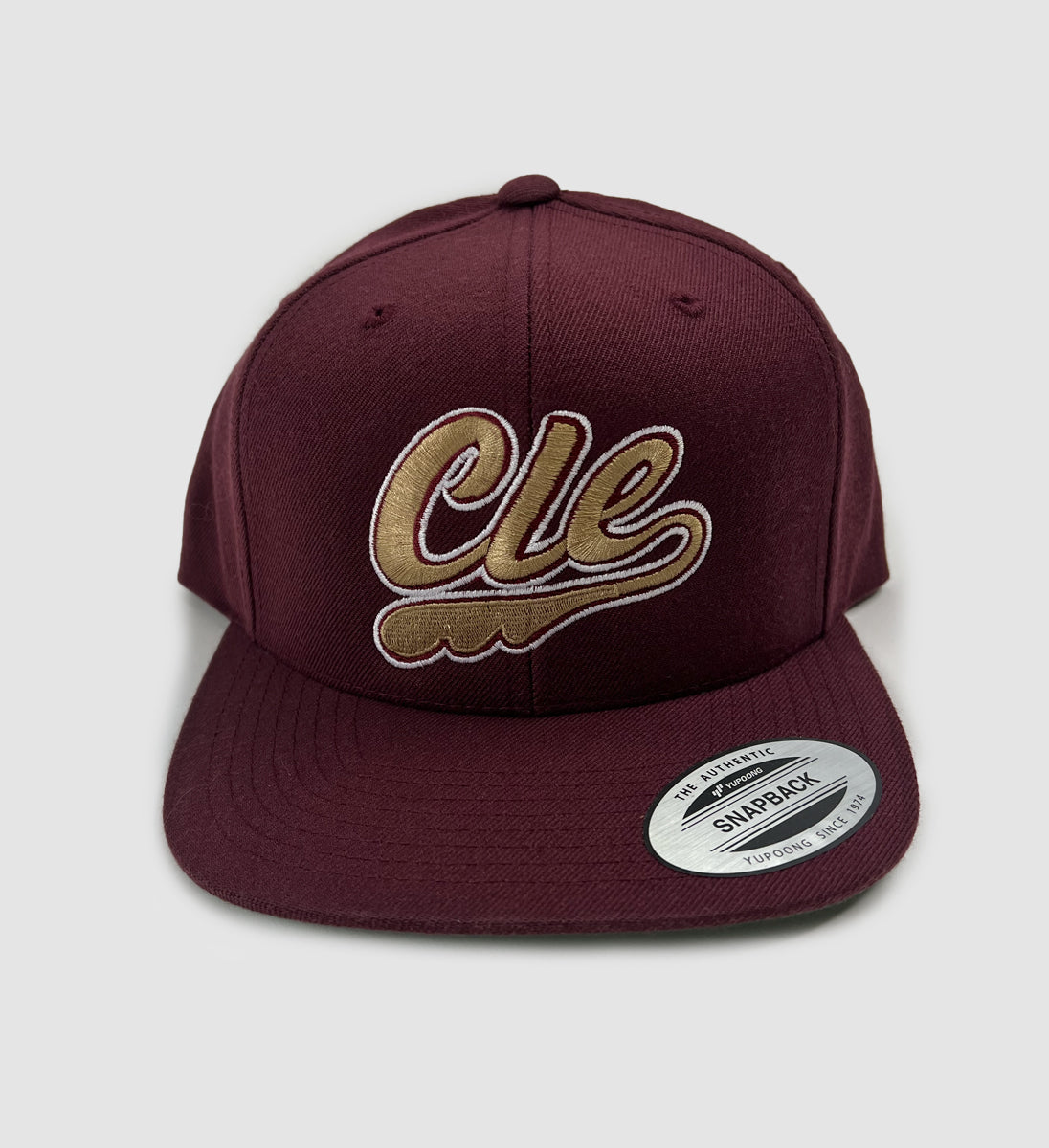 CLE Basketball Maroon Snap Back