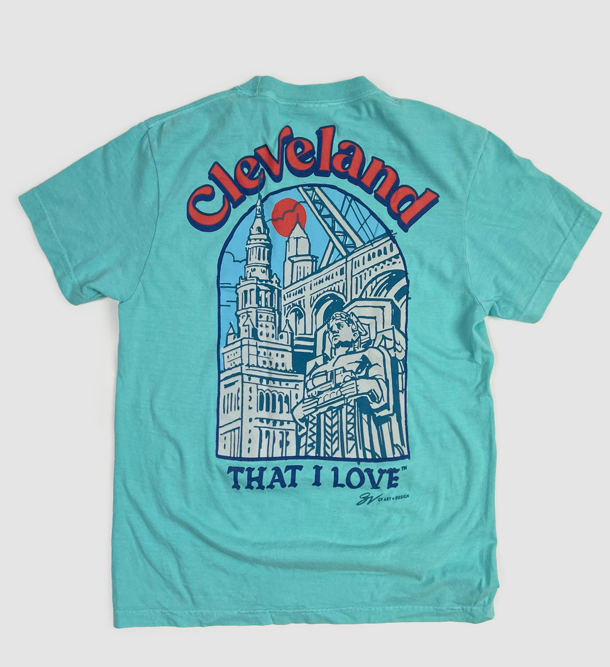 Mint Cleveland Summer Bold Graphic T shirt
