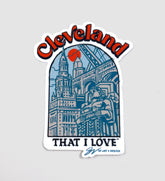 Cleveland Summer Bold Graphic Sticker
