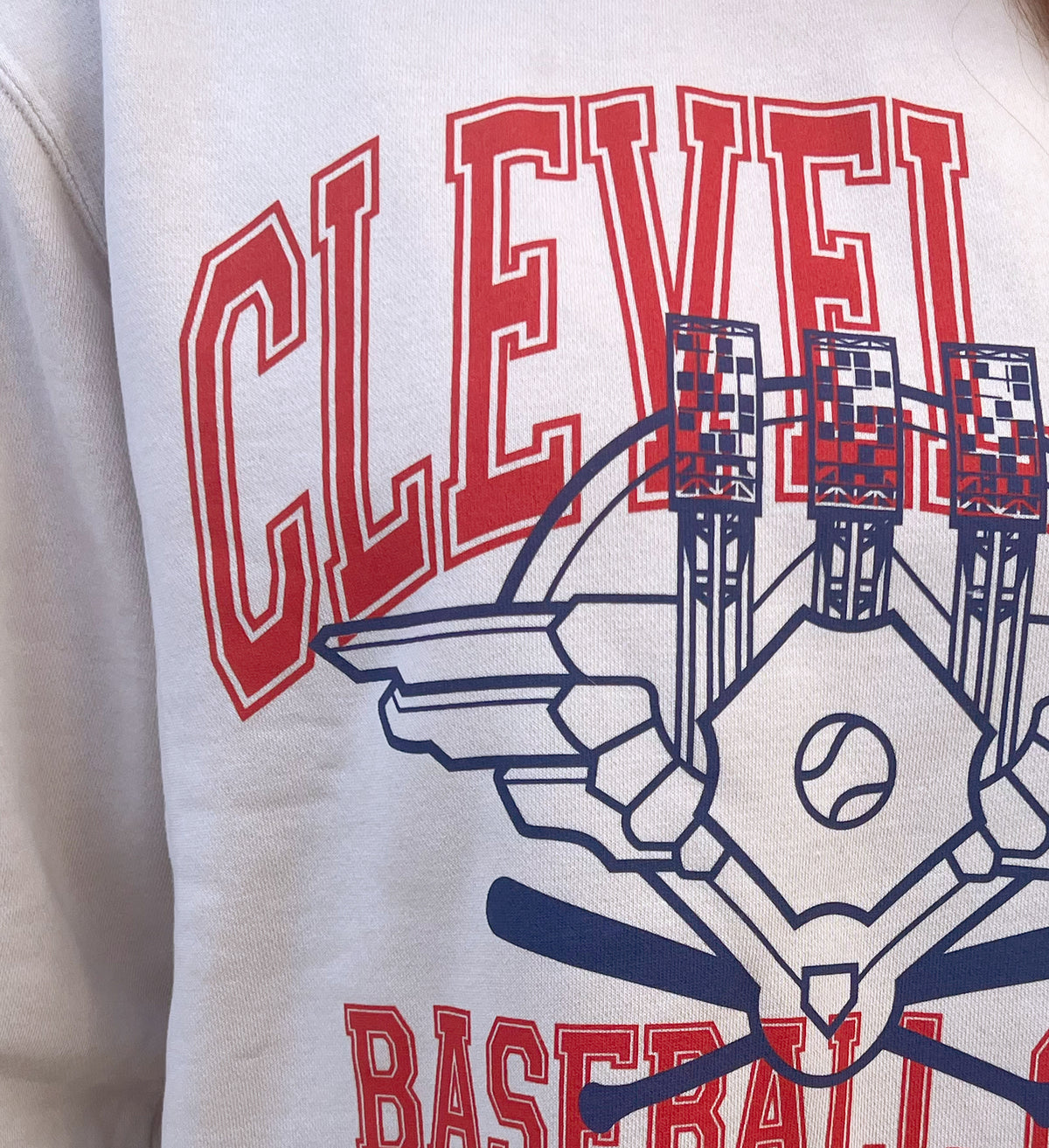 Cleveland Baseball Club Crew Sweatshirt