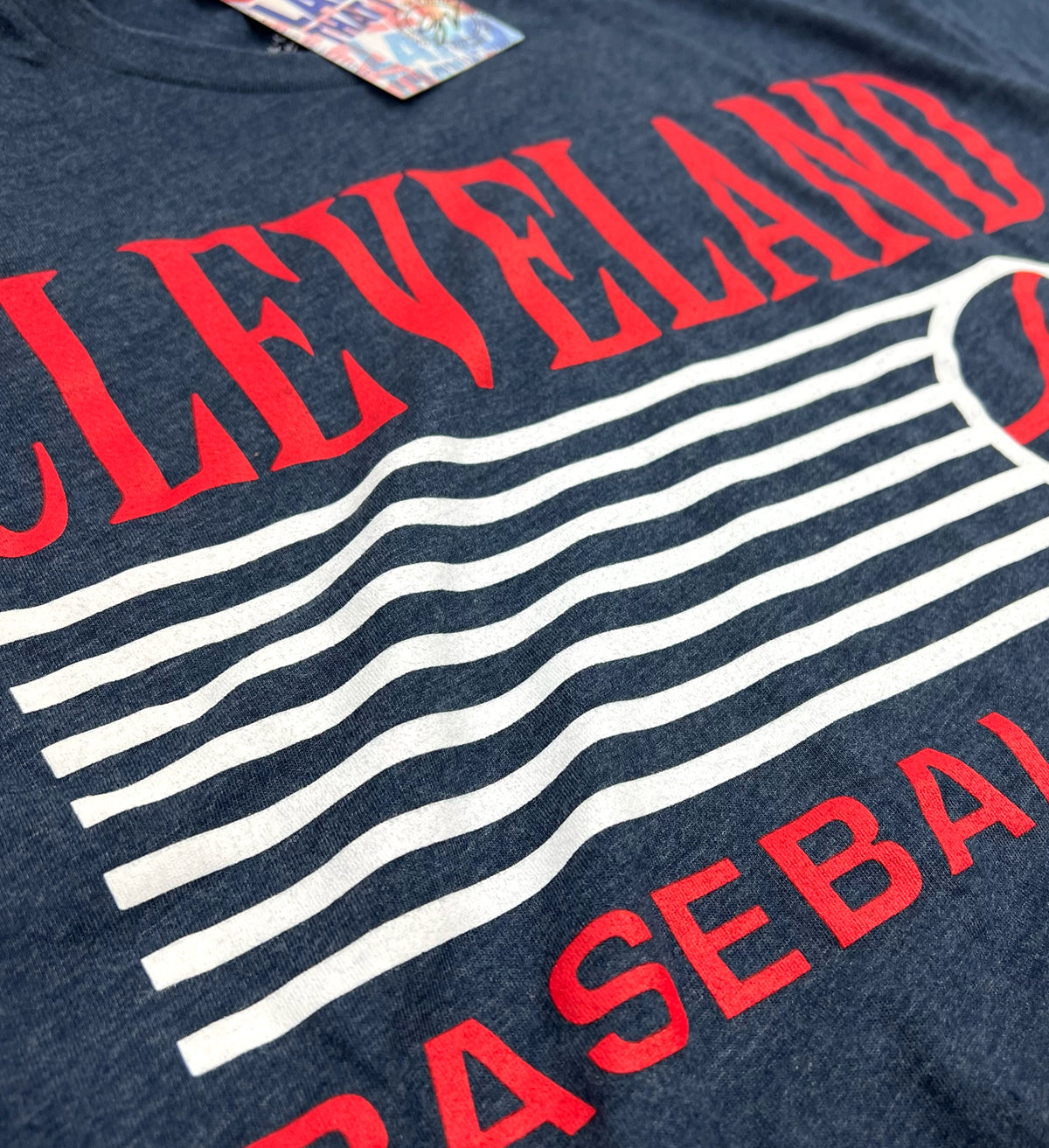 Navy Cleveland Baseball Club T shirt