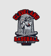 Cleveland Baseball Guardian Sticker
