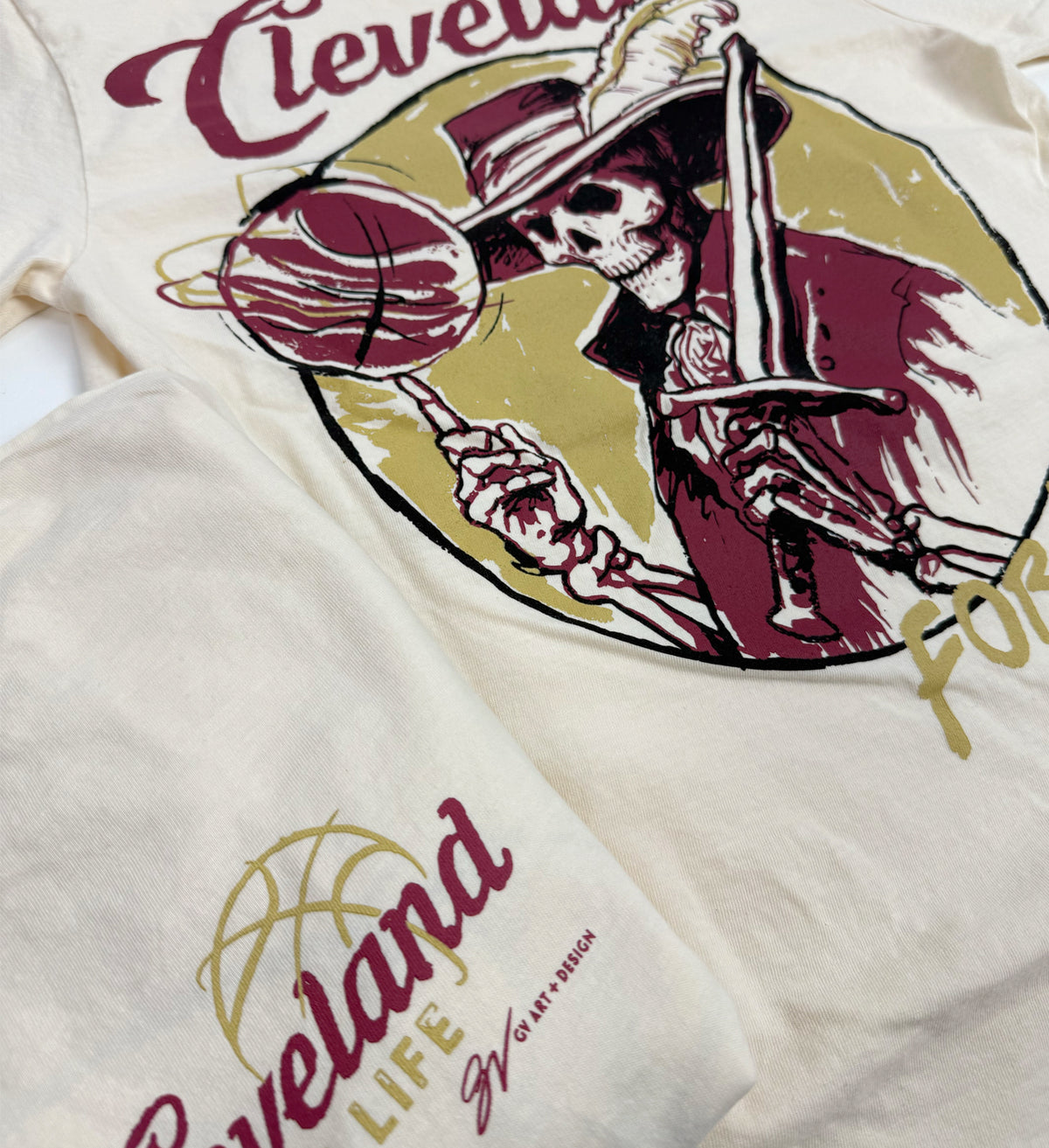 Ivory Cleveland Basketball For Life T shirt