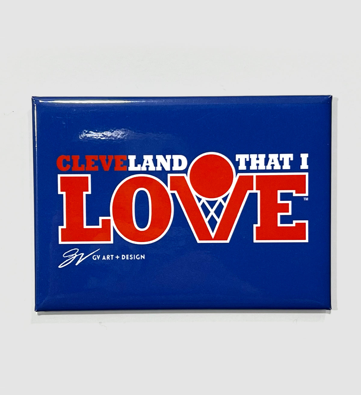 Cleveland That I Love Basketball Magnet