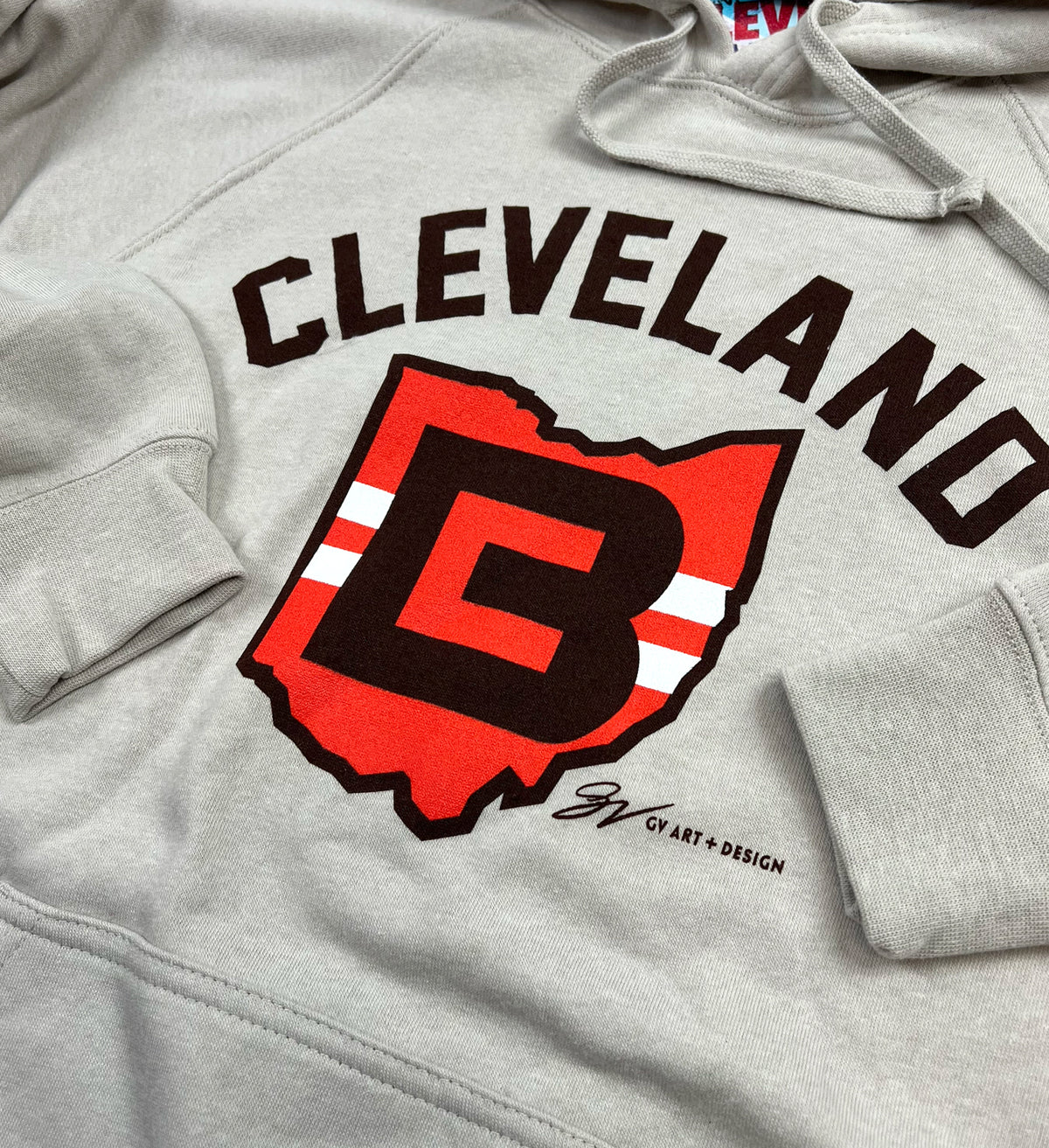 Cleveland Football CB Ohio Hooded Sweatshirt