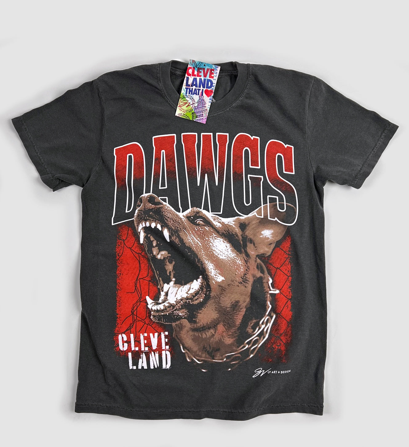 Cleveland Football DAWGS Graphic T Shirt
