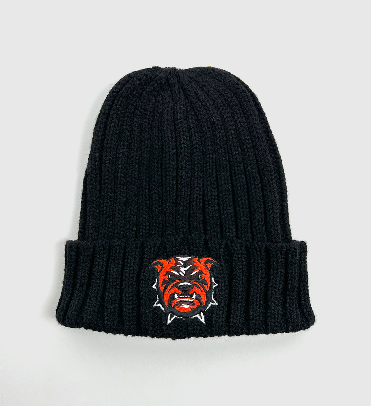 Cleveland Football Black Cable Dawg Winter Hat