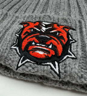 Cleveland Football Grey Cable Dawg Winter Hat