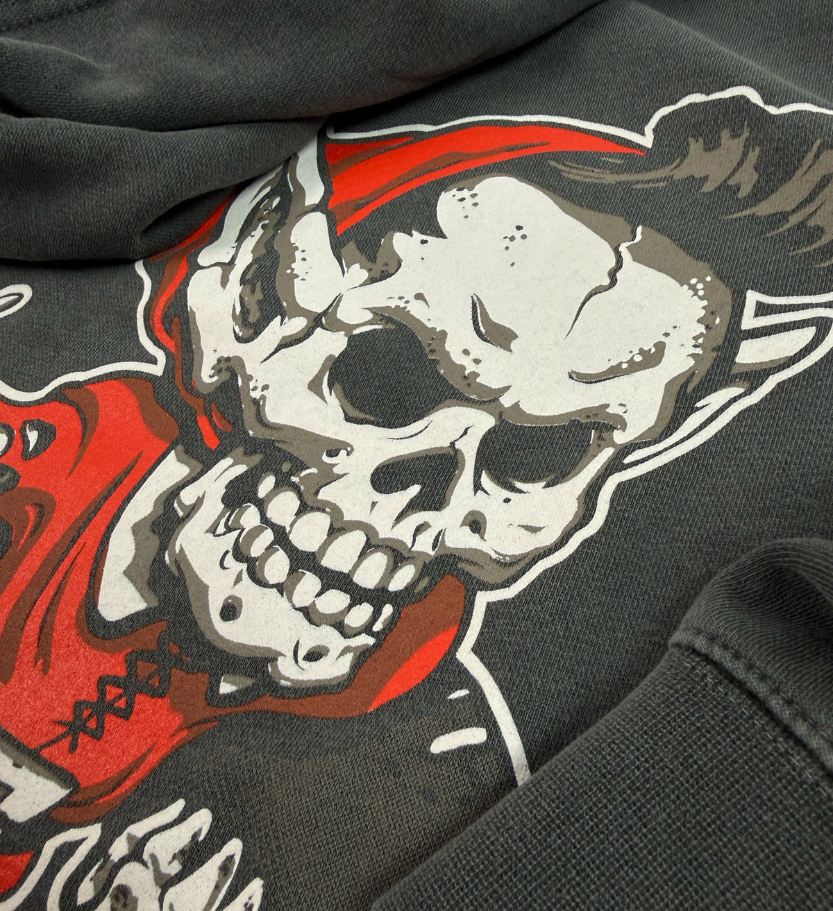 Charcoal Cleveland Football For Life Hooded Sweatshirt