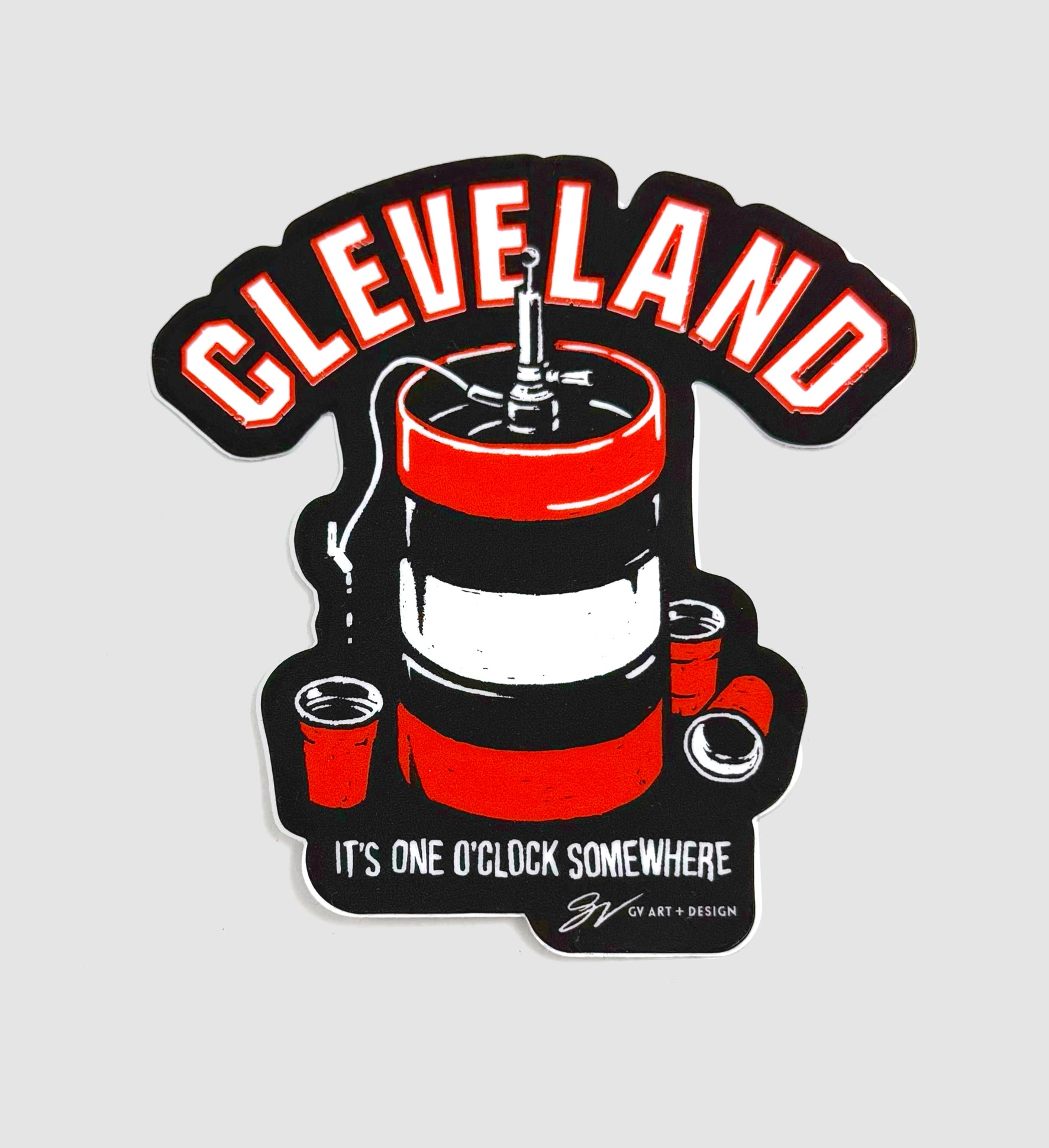 Cleveland Keg Sticker