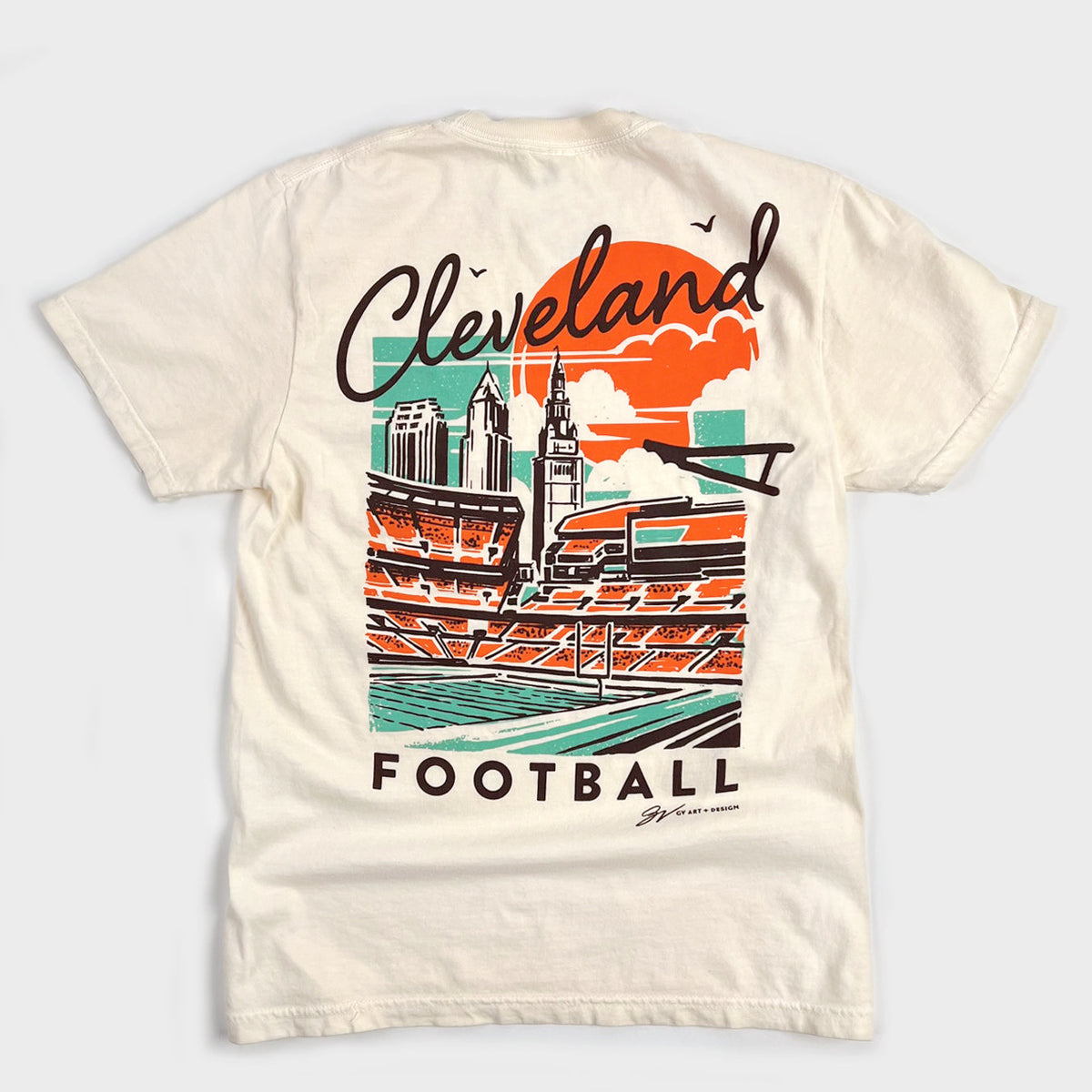 ClevelandFootballVacationTeeBa