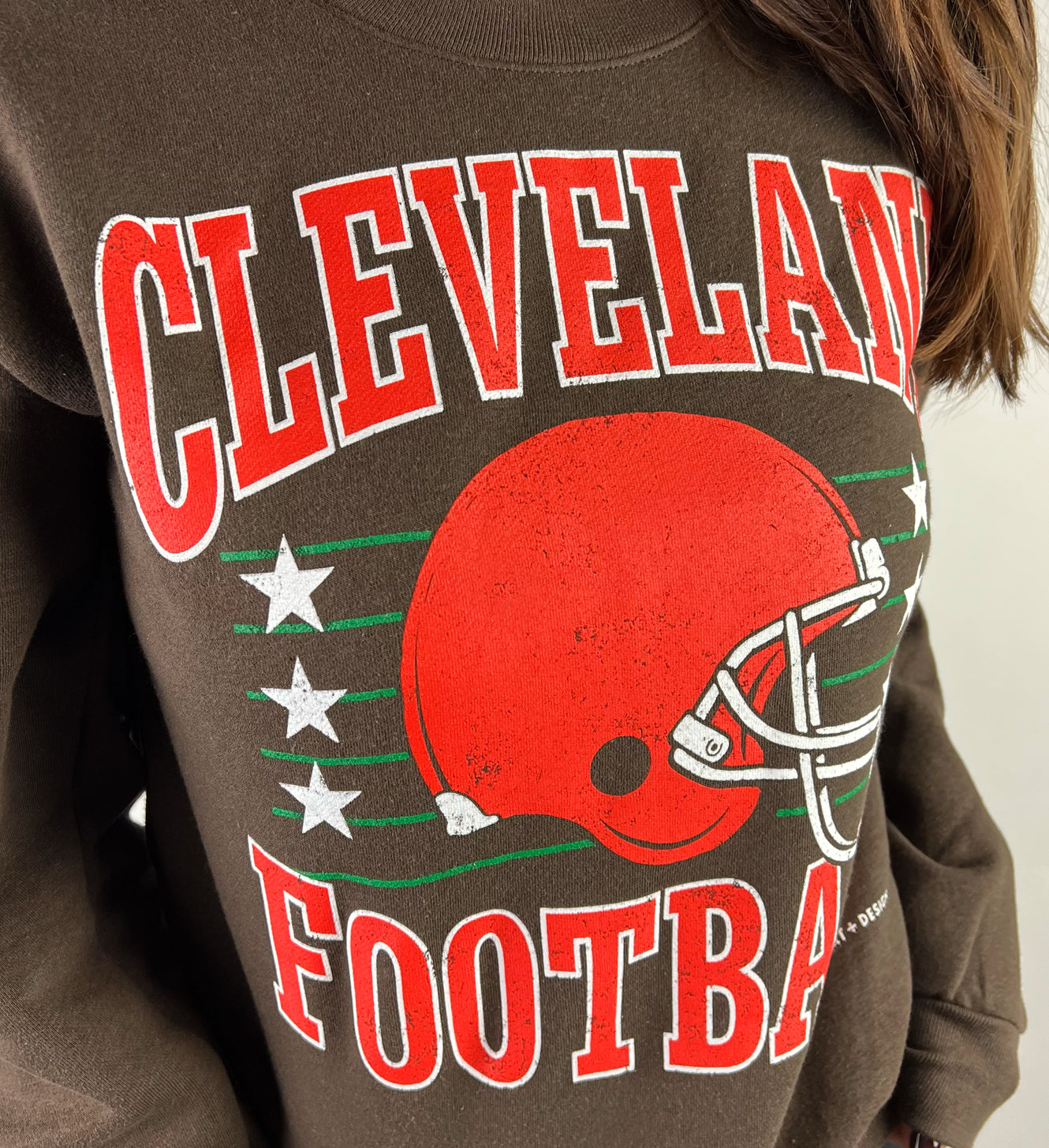 Vintage Cleveland Browns Crewneck on Mercari  Vintage crewneck sweatshirt,  Sweatshirt designs, Brown crewneck