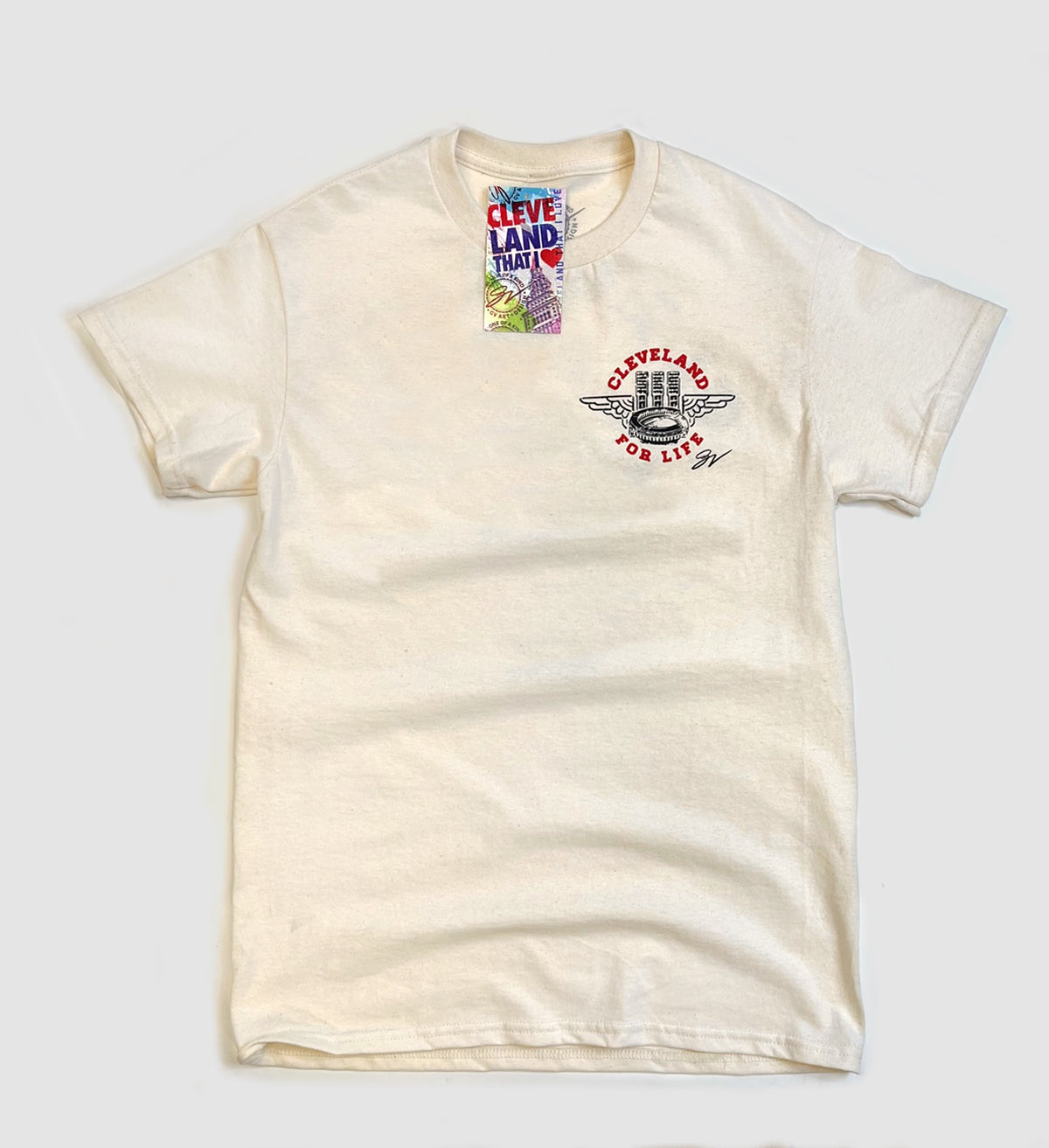 Vintage Cleveland Baseball For Life Tshirt