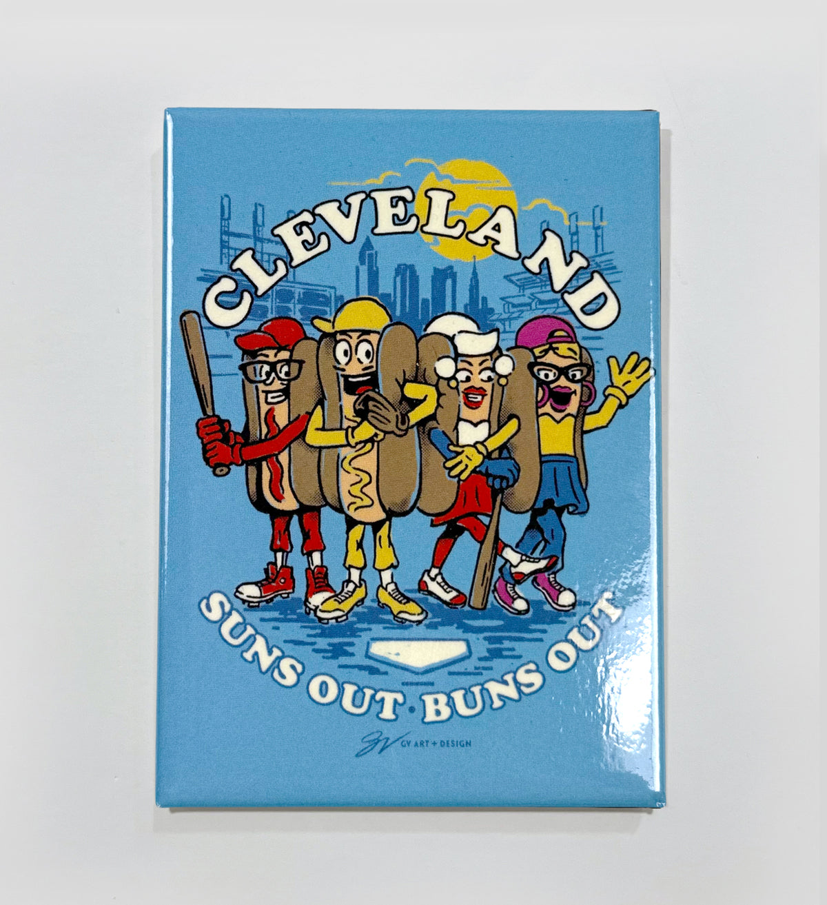 Suns Out Buns Out Magnet