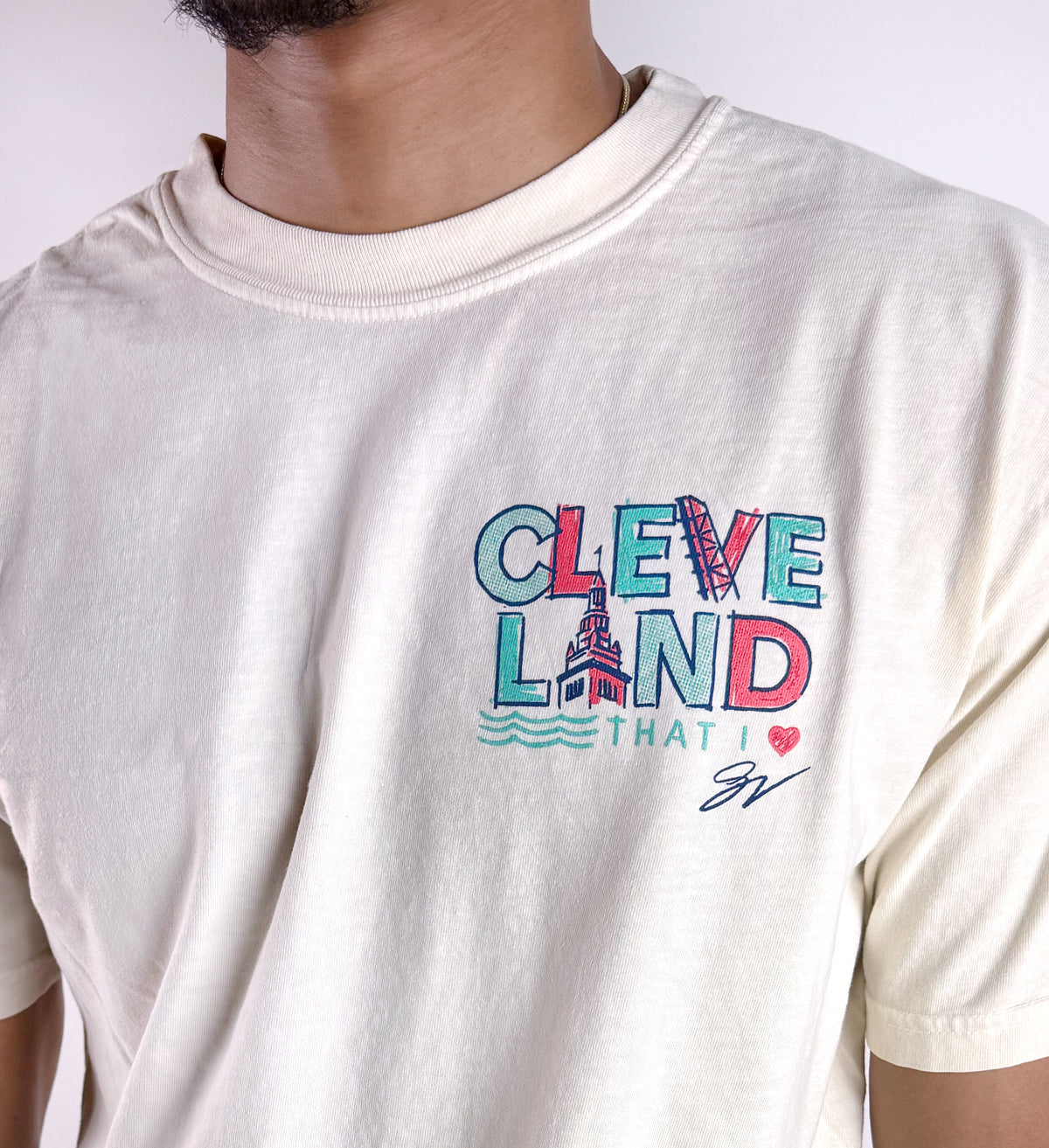Cleveland Icons Ivory T Shirt