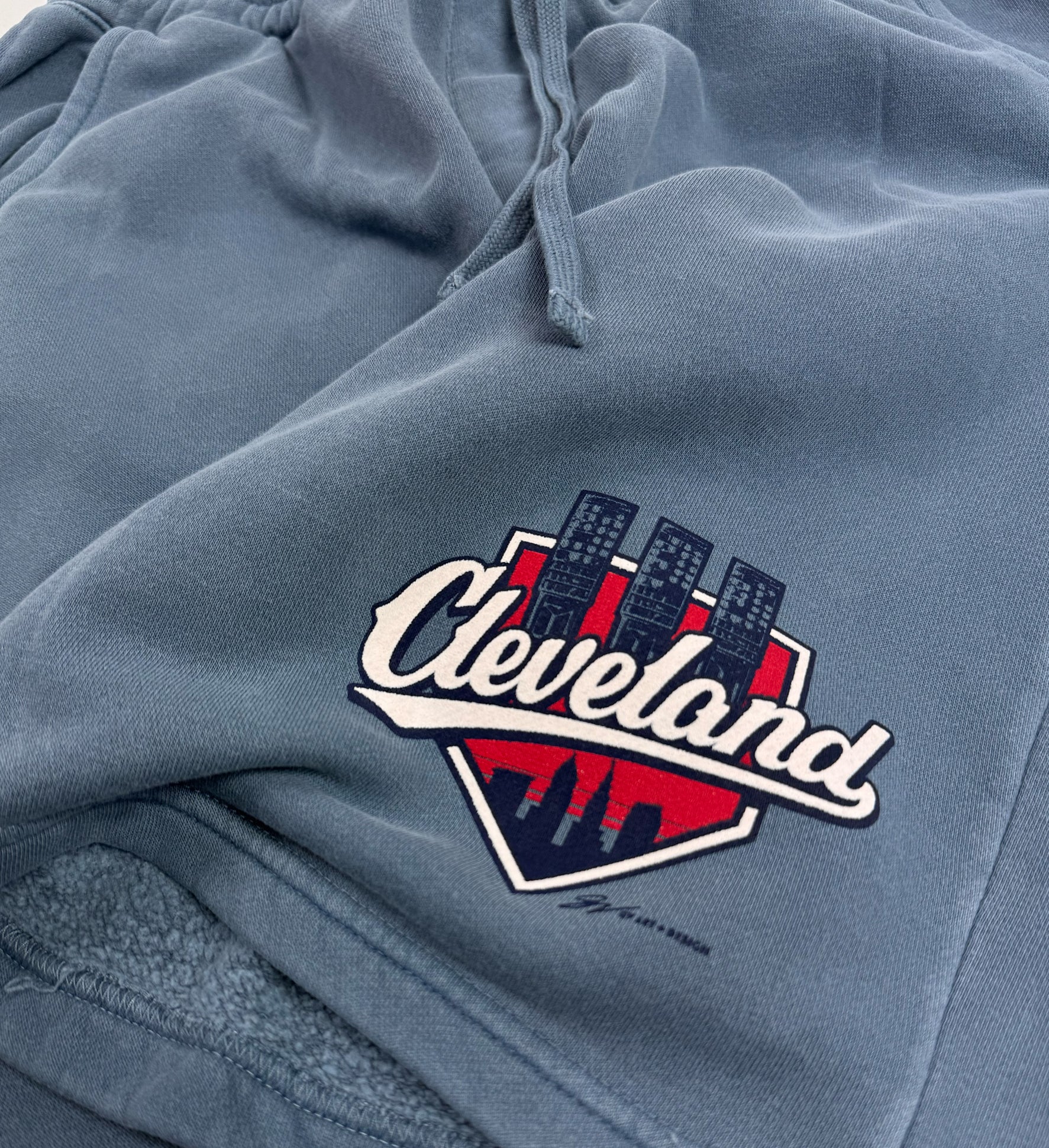 Cleveland Baseball Lights Sweat Shorts