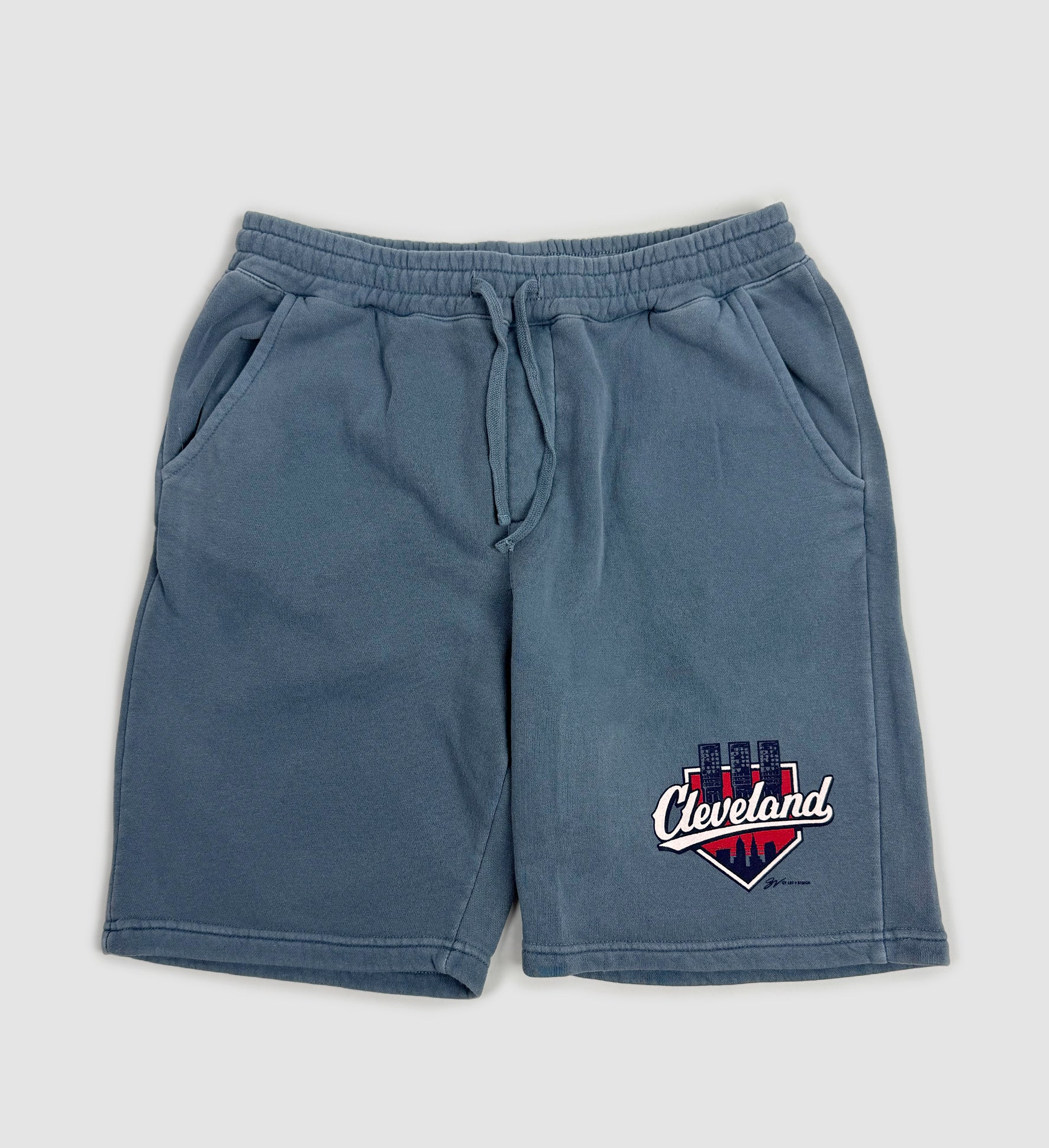 Cleveland Baseball Lights Sweat Shorts