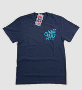 Cleveland Navy Sketch T shirt