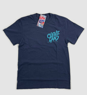 Cleveland Navy Sketch T shirt