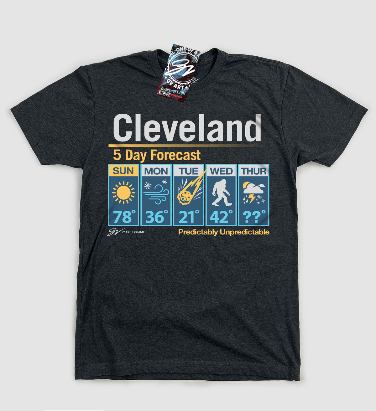Cleveland Unpredictable Weather TShirt